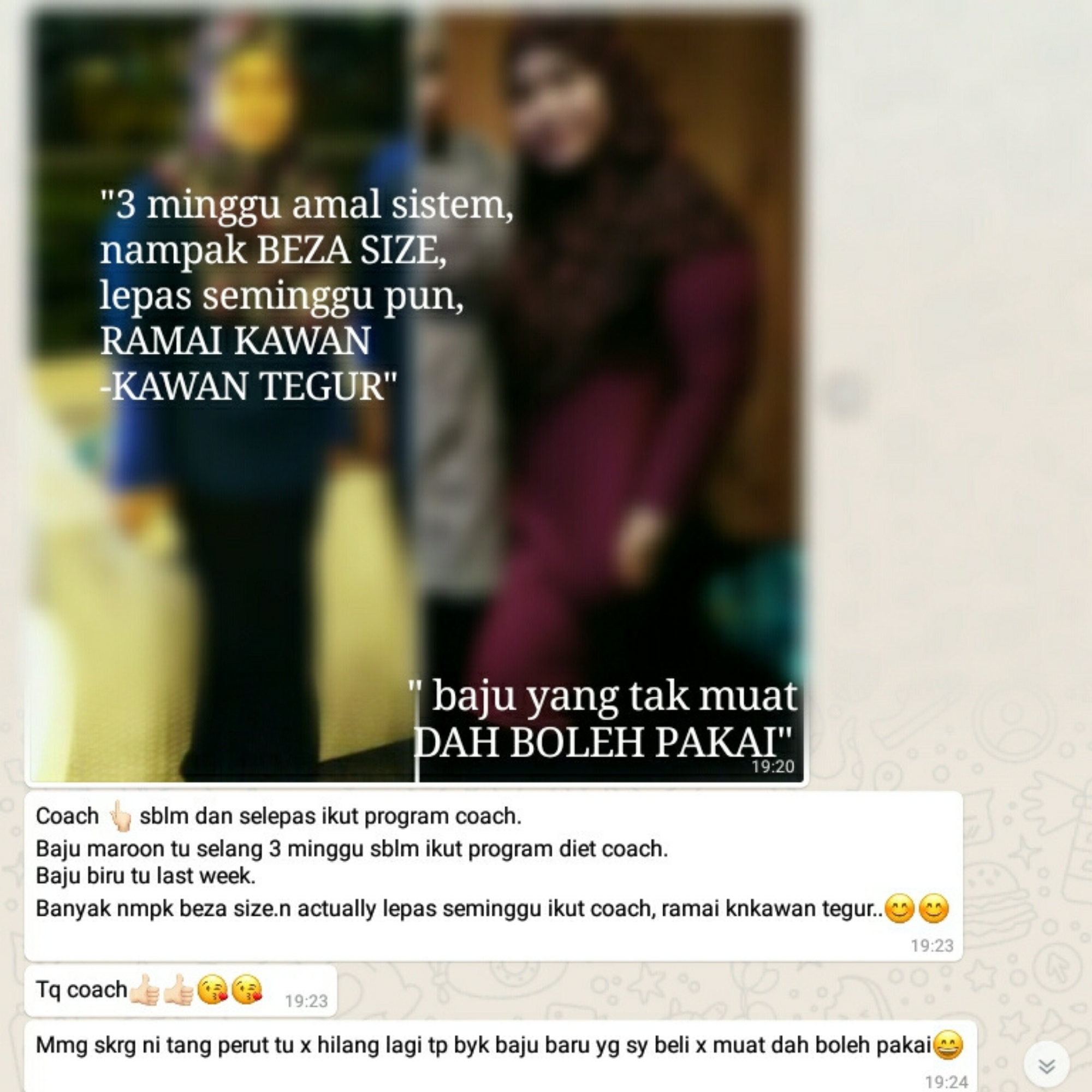 Before after pelajar SempoiDiet
