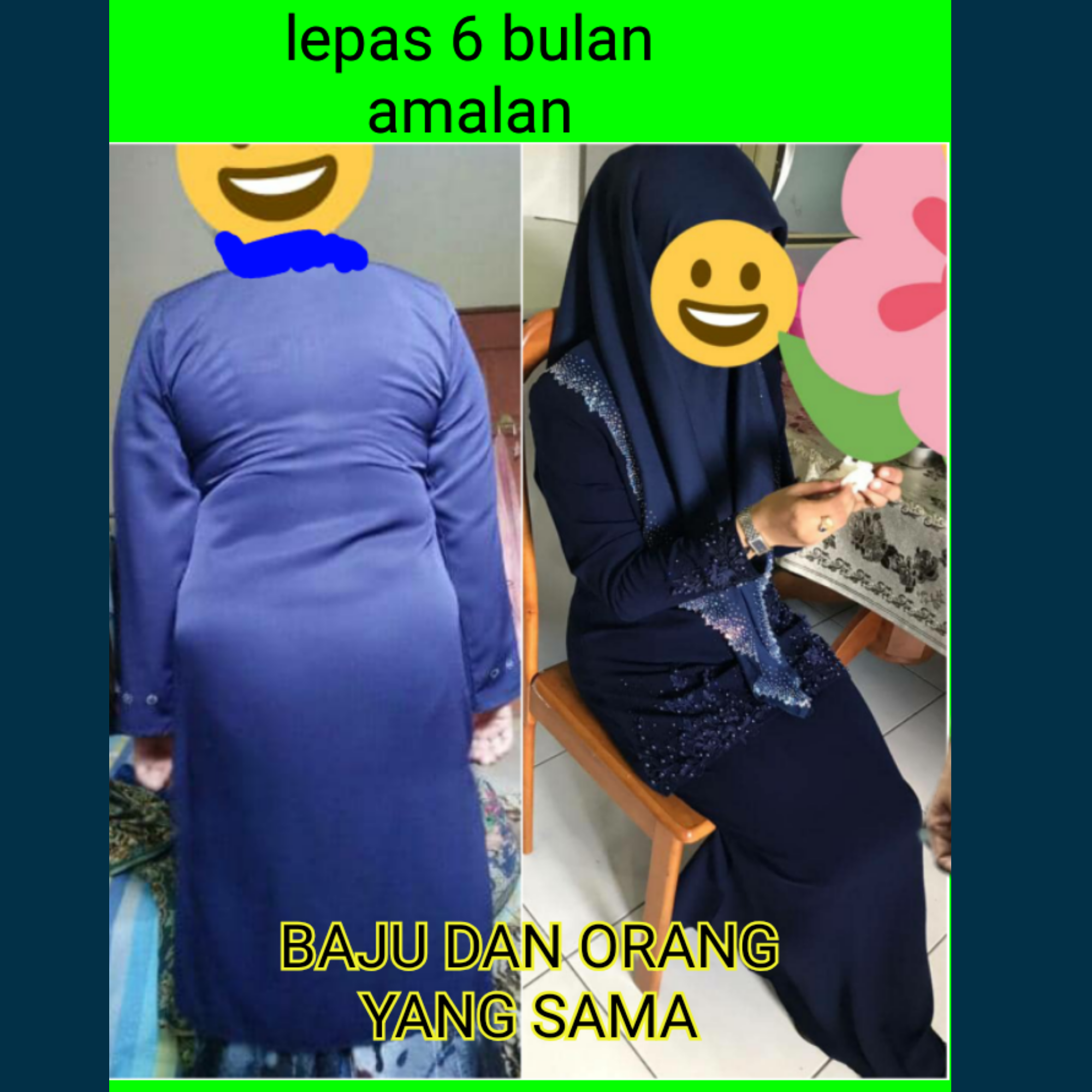 Before after pelajar SempoiDiet