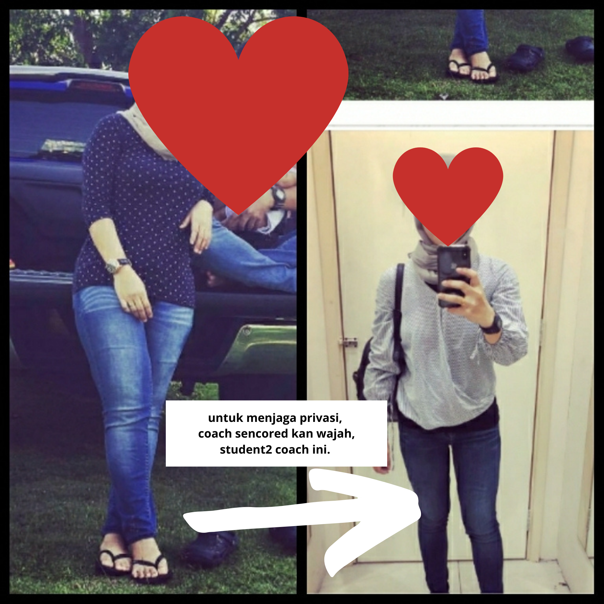 Before after pelajar SempoiDiet